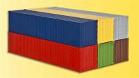 10922 Kibri H0 40 ft containers (6 pcs.)