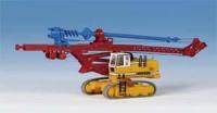 11279 Kibri H0 LIEBHERR 974 hydraulic excavator with drilling attachment