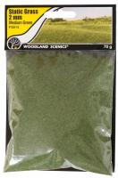 FS614 Woodland Scenics 2mm Static Grass Medium Green