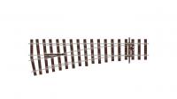 SLU1192 Peco Small Radius Bullhead Left Hand Turnout Unifrog