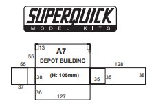 A07.0 Superquick Goods Depot Building card kit