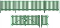 SSM316 Wills Modern Palisade Fencing and Gates.