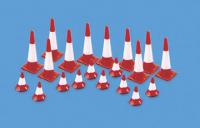5008 Model Scene Traffic Cones Small & Large (Pack of 20)