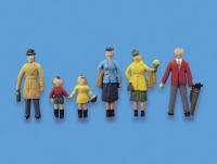 5057 model scene Passengers Standing Set A (Pack of 6)