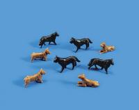 5102 Model Scene Dogs (Pack of 8)