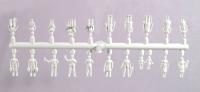 5200 model scene passengers and station staff unpainted (pack of 20).