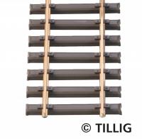 TIL85136 Tillig Elite Steel sleepered Flexi track 470mm long