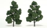 TR1519 Woodland Scenics Realistic Trees Medium Green 8" - 8" Pack of 2