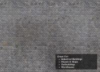 TX014 Scale Model Scenery Weathered Slate Roofing Texture Paper
