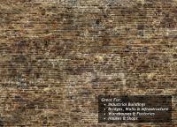 TX148 Scale Model Scenery Weathered Sandstone Ashlars Texture Paper