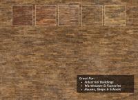 TX298 Scale Model Scenery Worn Wooden Flooring