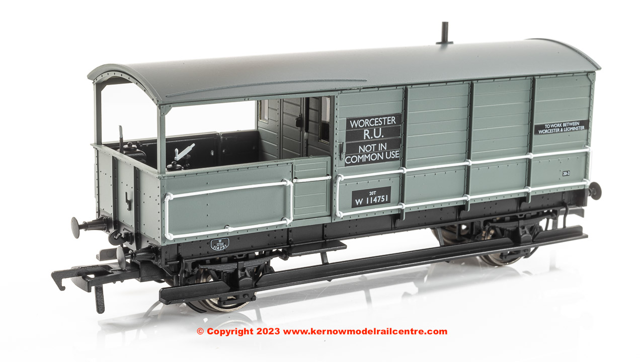 GWR Dia. AA20 ‘Toad’ No. W114751, Worcester R.U.,BR grey