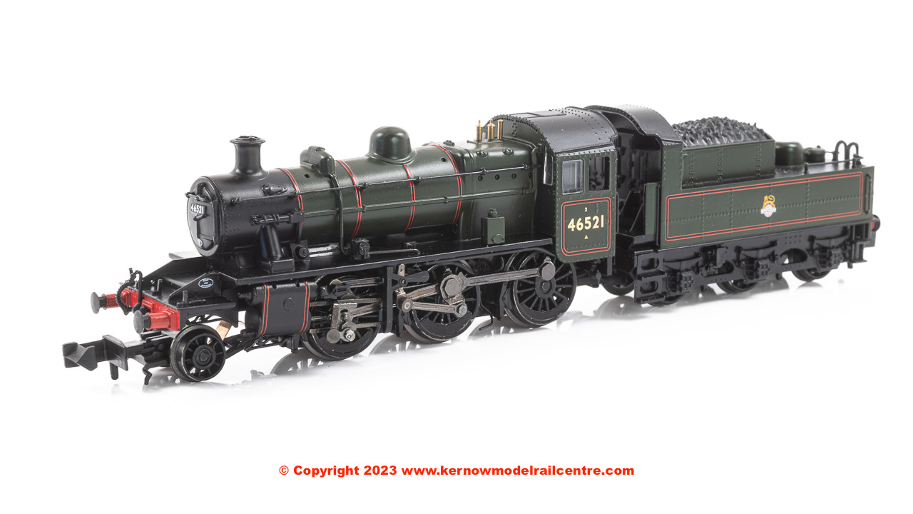 LMS Ivatt 2MT 46521 BR Lined Green Early Emblem LMS Ivatt 2MT 46521 BR Lined Green Early Emblem