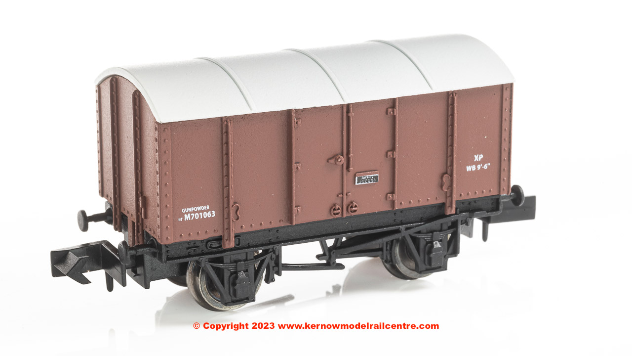 2F-013-081 Dapol Gunpowder Van BR Brown Image
