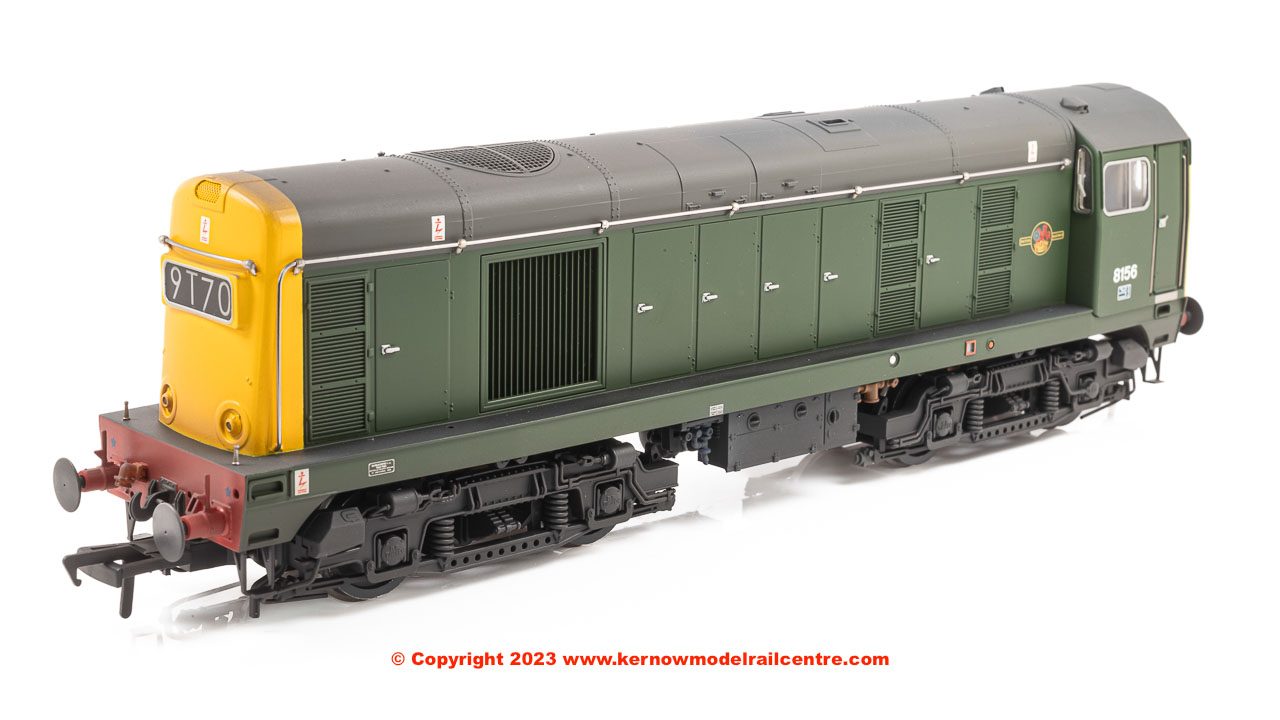 Class 20/0 Headcode Box 8156 BR Green (Full Yellow Ends) [Weathered]