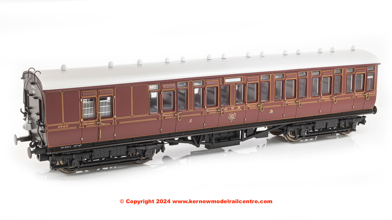 4P-020-002 Dapol GWR Toplight Brake Third Lined Crimson Image
