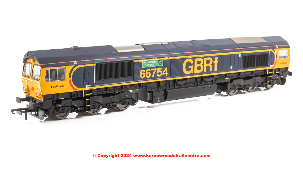 GBRf, Class 66, Co-Co, 754 'Northampton Saints' - Era 11 (Sound Fitted)