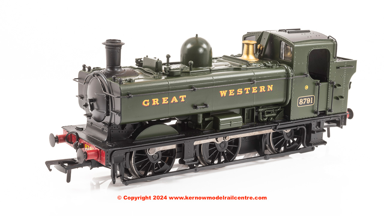 32-204A Bachmann GWR 8750 Pannier Tank 8791 GWR Green Image