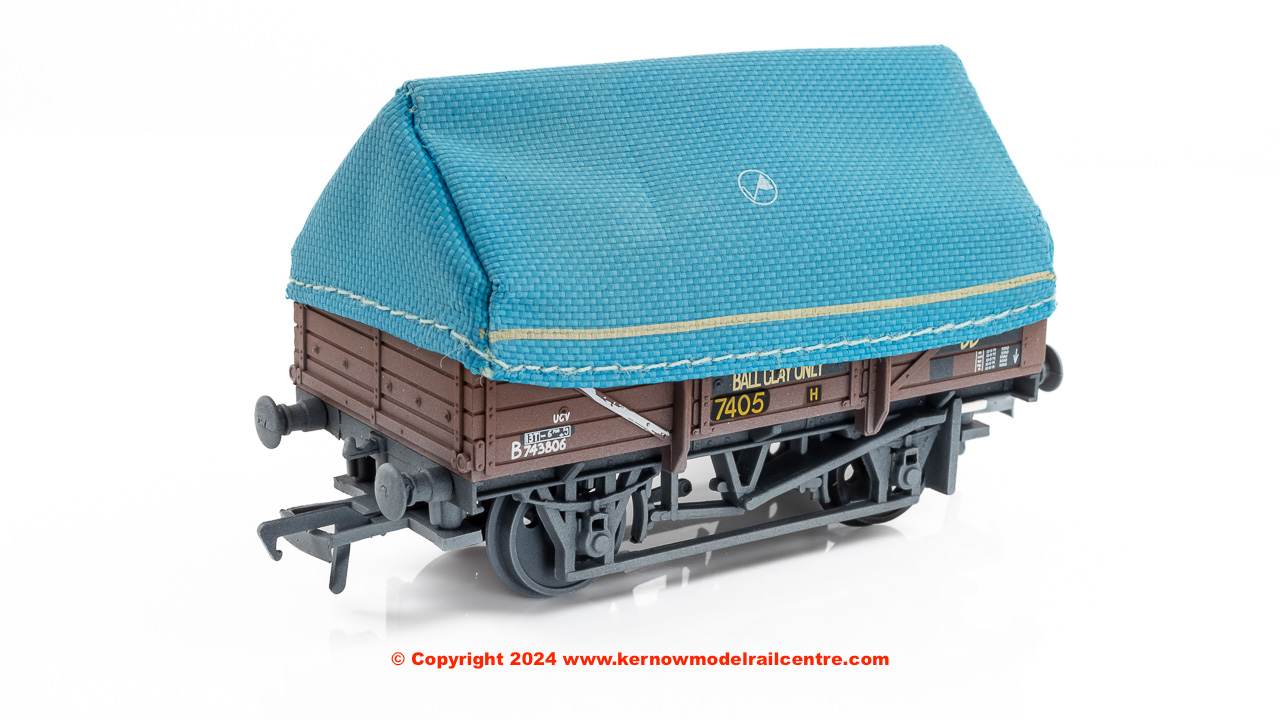 33-085C WSL Bachmann 5 Plank China Clay Wagon BR Bauxite Hood Image