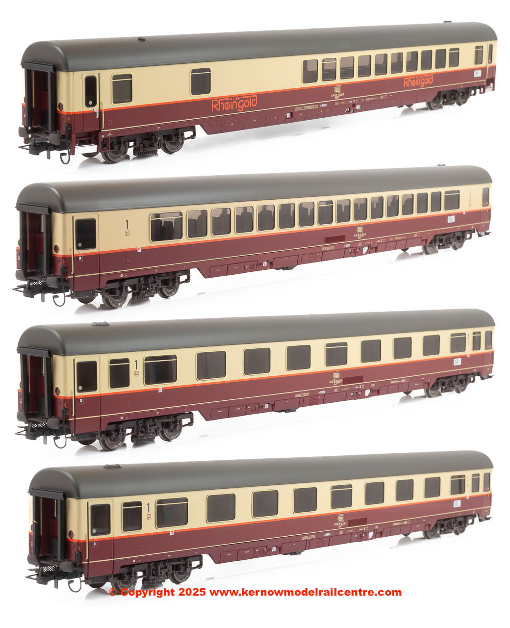 HR4347 Rivarossi DB 4 Coach Pack TEE Rheingold 1983 Image