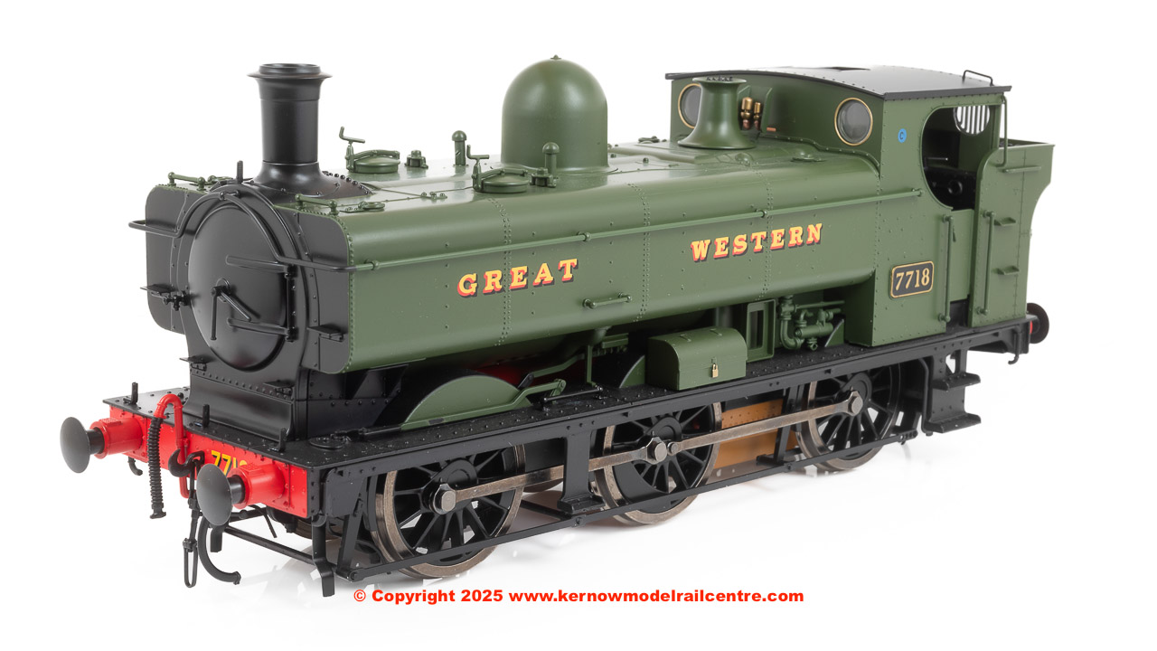 7S-007-013S Dapol Class 57xx Pannier Great Western Green 7718e Image