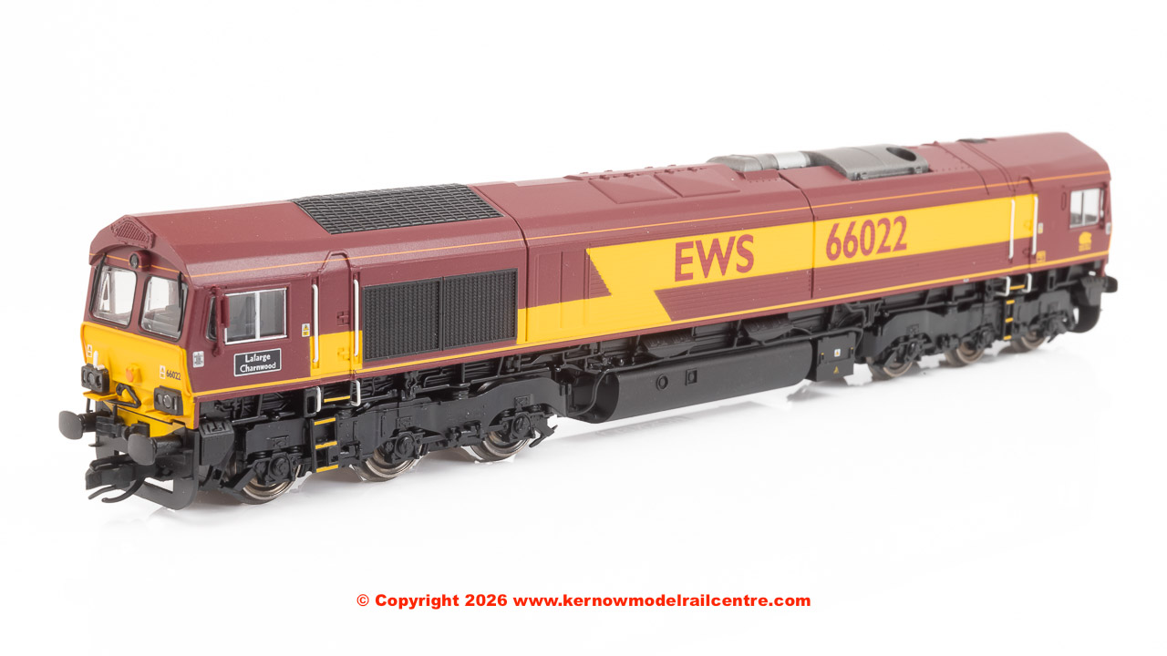 TT3030M Hornby Class 66 Diesel 66 022 EWS Image