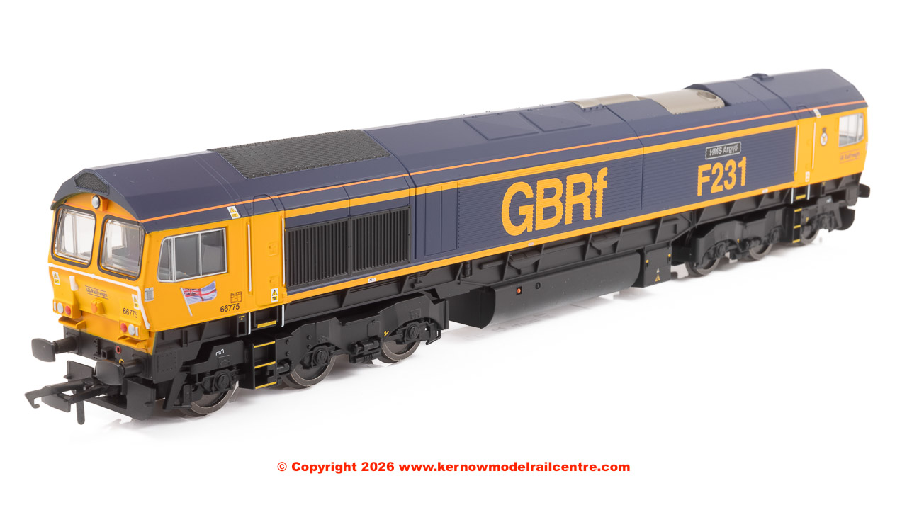 R30534 Hornby Railroad Class 66 Diesel 66 775 HMS Argyll GBRf Image