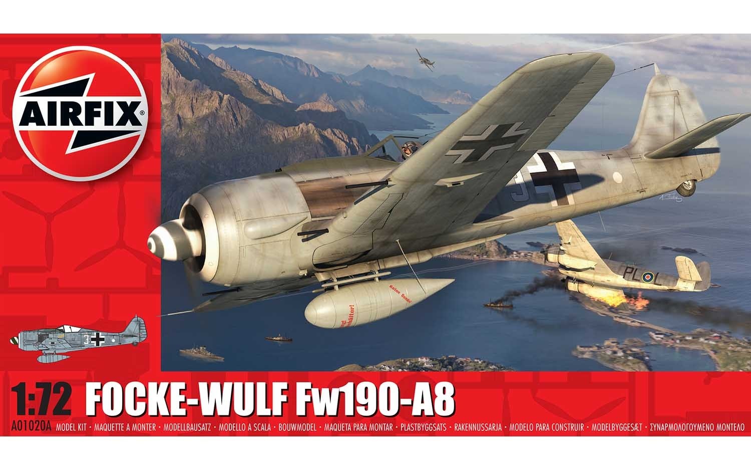 A01020A Airfix Focke Wulf Fw190A-8