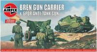 A01309V Airfix Bren Gun Carrier and 6pdr Anti-Tank Gun Model Kit.