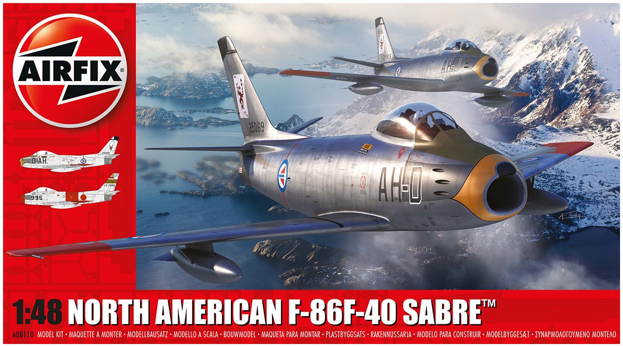 A08110 Airfix North American F-86F-40 Sabre Kit