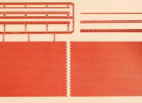 44630 Auhagen N 4 brick walls with indented frieze versions