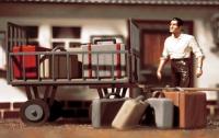 41228 Vollmer G Baggage Cart w/Luggage