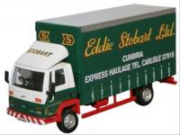 ATL4649116 Oxford Diecast Atlas Editions Ford Cargo Curtainside - Eddie Stobart