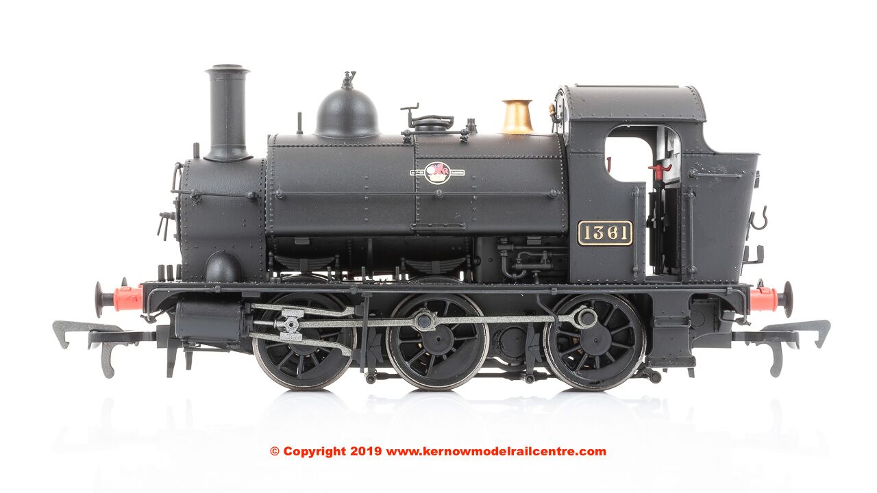 K2201 DJ Models 0-6-0 1361 Steam Locomotive number 1361 in BR Black livery with late crest