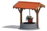 1524 Busch Old well with flower pot