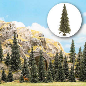 6576 Busch N/TT 20 Pine Trees With Bases