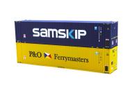 4F-028-023 Dapol 45 Ft Container P & O Ferrymasters 007303-8 & Samskip 798868-0