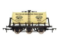 4F-031-147 Dapol 6 Wheel Milk Tanker Axe Brand Cream