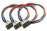 DCC-8PF3 DCC Concepts Decoder Harness 8 Pin Female (200mm) (3 Pack)