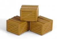E99602 Exclusive First Editions Small Wooden Crate (Pack of 3)