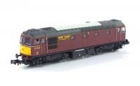 GM2210602 Dapol Class 33/0 Diesel Locomotive number 33 025 in West Coast Maroon livery