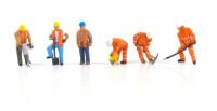 GM951 Gaugemaster Manual Workers (6) Figure Set