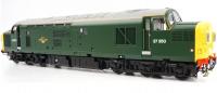 3724 Heljan Class 37/0 Diesel Locomotive number 37 350 / D6700 in BR Green Livery with full yellow ends and high intensity headlight
