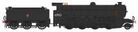 3902 Heljan Tango O2 Steam Locomotive number 63933 in BR Black livery with early emblem