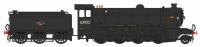 3943 Heljan Tango O2/4 Steam Locomotive number 63932 in BR Black livery with Late Crest
