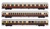 HR4373 Rivarossi DB, 3-unit pack "TEE Bavaria" (Apmz, Avmz + ARDm), red/beige livery, ep. IV