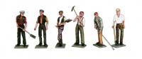 OP-11 Peco Workmen with Tools (Pack of 6)