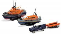 RNLI0001 Corgi RNLI Gift Set - Shannon Lifeboat, Severn Lifeboat and Flood Rescue Team