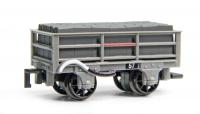 GR-321 Peco 2 Ton Slate Wagons in Grey livery - braked