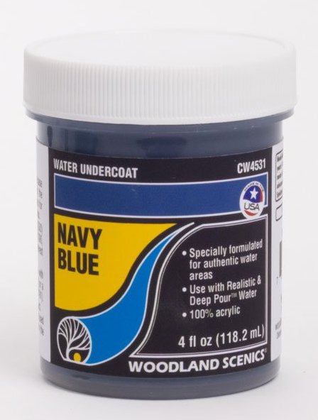 CW4531 Woodland Scenics Navy Blue Water Undercoat